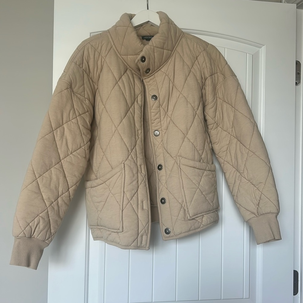 wild fable Quilted Beige Jacket